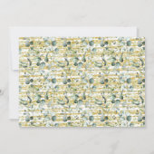 Invitation Eucalyptus Gold Whiskey & Wine Couples Douche (Dos)