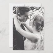 Invitation Eucalyptus green 1er voeu mariage (Dos)