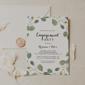 Invitation Eucalyptus Green Calligraphy
