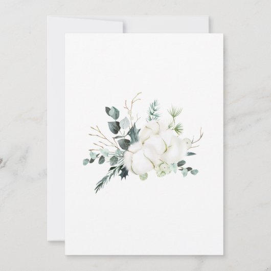 Invitation Eucalyptus Green Elopement Party (Dos)