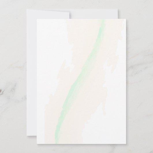 Invitation Eucalyptus Green Party d'engagement simple (Dos)