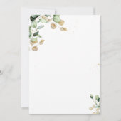 Invitation Eucalyptus Green Sunflowers Engagement (Dos)