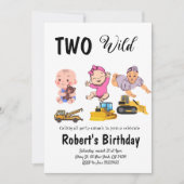 Invitation Eucalyptus greenary wedding birthaday (Devant)