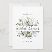 Invitation Eucalyptus Greenery Bridal Ce qui est dans votre s (Dos)
