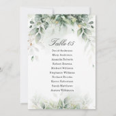Invitation Eucalyptus Greenery Gum Botanical Seating chart (Dos)