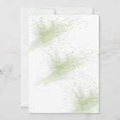 Invitation Eucalyptus Mariage Anniversaire de renouvellement  (Dos)