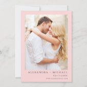 Invitation Eucalyptus Mariage géométrique (Dos)