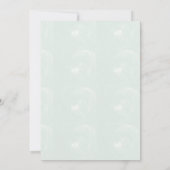 Invitation Eucalyptus Mason Jar Vase Boho Fête des mariées (Dos)