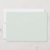 Invitation Eucalyptus Modern Baptism Photo Thank You Cards (Dos)
