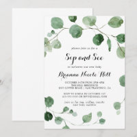 Eucalyptus Moderne Calligraphie Siroter et voir