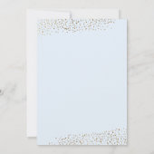 Invitation Eucalyptus moderne Christening garçon (Dos)