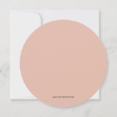 Invitation Eucalyptus Moderne Fleurs Circulaires Économisez L (Dos)