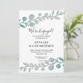 Invitation Eucalyptus | Nous sommes engagés (Debout devant)