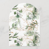 Invitation Eucalyptus Or Wreath Verdure Moss Sage Arch (Dos)