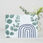 Invitation Eucalyptus Praying Mantis Australian Botanical Art (Debout devant)