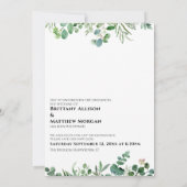 Invitation Eucalyptus Quand Nous Pouvons Vous Embrasser Maria (Dos)