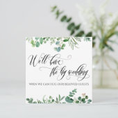 Invitation Eucalyptus Quand Nous Pouvons Vous Embrasser Maria (Debout devant)