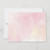 Invitation Eucalyptus Quinceanera rose 15e anniversaire (Dos)