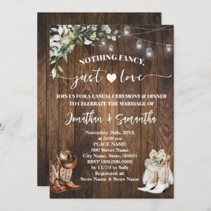 Invitation Eucalyptus Rien De Fancy Just Love Décontracté Mar