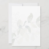 Invitation Eucalyptus Rien De Fancy Just Love Script Mariage (Dos)