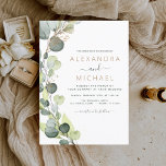 Invitation Eucalyptus Rustic Botanical Greenery Mariage<br><div class="desc">Célébrez votre journée spéciale dans l'élégance naturelle avec notre Faire-part de mariage Eucalyptus Rustic Botanical Greenery. Insufflée par la beauté sereine de la nature, cette invitation dégage un charme rustique et une grâce botanique, donnant le ton parfait à votre célébration mariage. Réalisée avec soin du détail, l'invitation présente de délicats...</div>