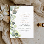 Invitation Eucalyptus Rustic Botanical Greenery Mariage<br><div class="desc">Célébrez votre journée spéciale dans l'élégance naturelle avec notre Faire-part de mariage Eucalyptus Rustic Botanical Greenery. Insufflée par la beauté sereine de la nature, cette invitation dégage un charme rustique et une grâce botanique, donnant le ton parfait à votre célébration mariage. Réalisée avec soin du détail, l'invitation présente de délicats...</div>