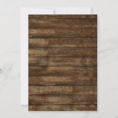 Invitation Eucalyptus Rustic Wood Graduation Party 2022 (Dos)