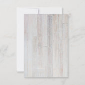 Invitation eucalyptus rustique faire part de sauvegarde (Dos)