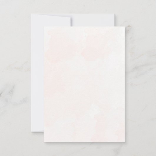 Invitation Eucalyptus rustique Mariage d'aquarelle vert et co (Dos)