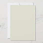 Invitation Eucalyptus simple Mariage vert Pastel Inv. (Dos)