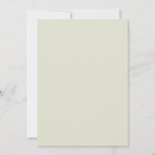 Invitation Eucalyptus simple Mariage vert Pastel Inv. (Dos)