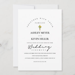 Invitation Eucalyptus & Tournesols Mariage en bois