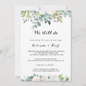 Invitation Eucalyptus tropicale Renouvellement du Vow végétal (Devant)