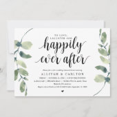 Invitation Eucalyptus verdoyant, Dîner de répétition Mariage (Devant)