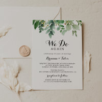 Eucalyptus verdoyants Nous Réagissons Vow Renouvea