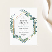 Invitation Eucalyptus Verdure Amour dans la Fête des mariées