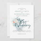 Invitation Eucalyptus | Verdure aquarelle | Mariage floral (Devant)