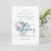Invitation Eucalyptus | Verdure aquarelle | Mariage floral (Debout devant)