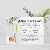Invitation Eucalyptus Verdure Bulles & Bourbon Douche (Debout devant)