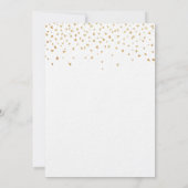 Invitation Eucalyptus verdure coeur or vow renouveau luxe (Dos)