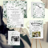 Invitation Eucalyptus Verdure Deux Cœurs