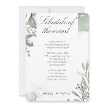 Eucalyptus vert & or aquarelle Mariage