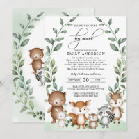 Eucalyptus Woodland Baby shower Par Mail Quarantai