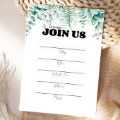 Invitation Eucaplyptus polyvalent à remplir