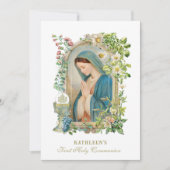 Invitation Eucharistie de la Sainte Communion catholique béni (Devant)