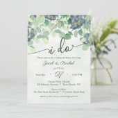 Invitation Eucualyptus Verdure I DO Floral Rehearsal Diner (Debout devant)