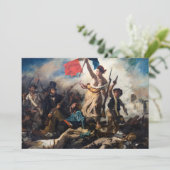 Invitation Eugene Delacroix - La Liberté guidant le peuple (Debout devant)