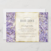 Invitation Euphorie de Spinelle Violette Bijou Shower de Mari (Devant)