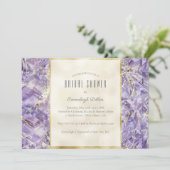 Invitation Euphorie de Spinelle Violette Bijou Shower de Mari (Debout devant)