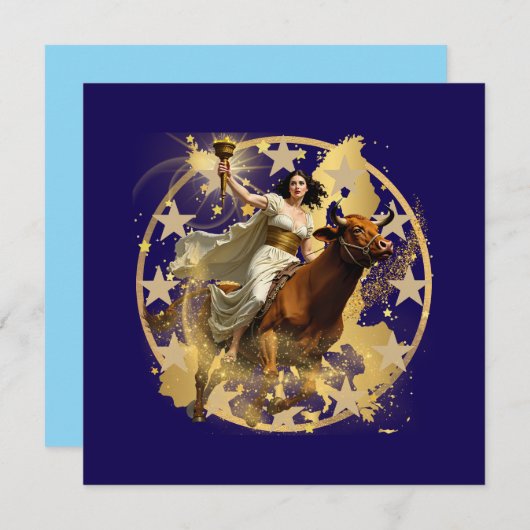 Invitation Europa Aurora (Devant / Derrière)